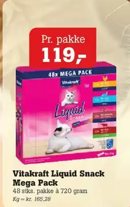Poetzsch Padborg Vitakraft Liquid Snack Mega Pack tilbud