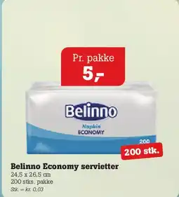Poetzsch Padborg Belinno Economy servietter tilbud