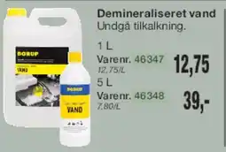Harald Nyborg Demineraliseret vand tilbud