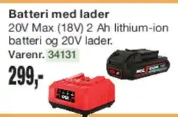 Harald Nyborg Batteri med lader tilbud