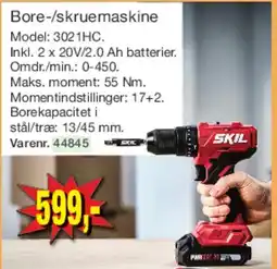 Harald Nyborg Bore-/skruemaskine tilbud