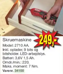 Harald Nyborg Skruemaskine tilbud