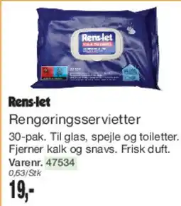 Harald Nyborg Rens-let Rengøringsservietter tilbud