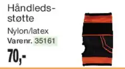 Harald Nyborg Håndledsstøtte (Nylon/latex) tilbud