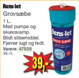 Harald Nyborg Rens-let Grovsæbe tilbud