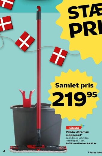 Vileda ultramax moppesæt*