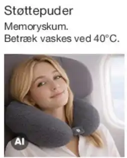 Nakkepude med knap