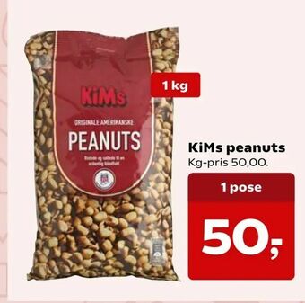 SuperBrugsen KiMs peanuts tilbud
