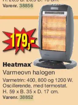 Harald Nyborg Heatmax Varmeovn halogen tilbud