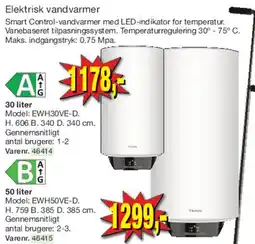 Harald Nyborg Elektrisk vandvarmer tilbud