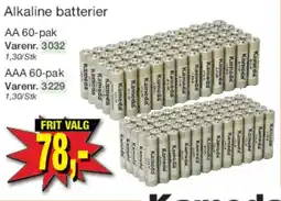 Harald Nyborg Alkaline batterier tilbud