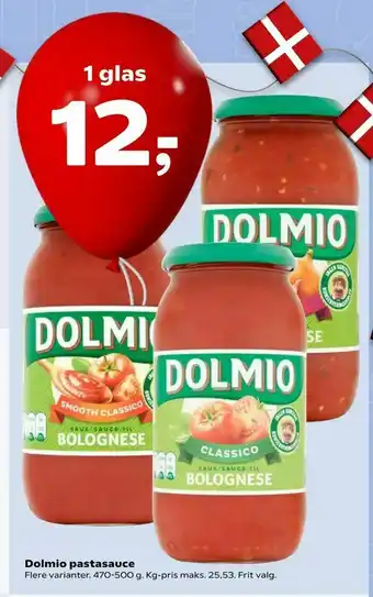 Dolmio pastasauce
