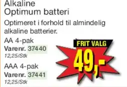 Harald Nyborg Alkaline Optimum batteri tilbud