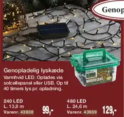 Harald Nyborg Genopladelig lyskæde tilbud
