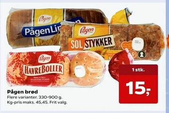 SuperBrugsen Pågen brød tilbud