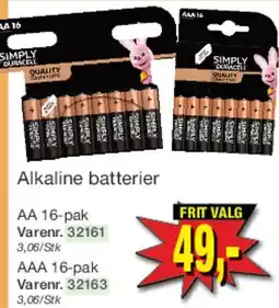 Harald Nyborg Alkaline batterier tilbud