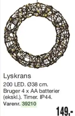 Harald Nyborg Lyskrans tilbud