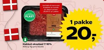 SuperBrugsen Hakket oksekød 7-10% tilbud