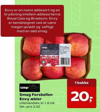 SuperBrugsen Smag Forskellen Envy æbler tilbud