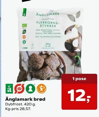 SuperBrugsen Änglamark brød tilbud