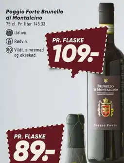 Bilka Poggio Forte Brunello di Montalcino tilbud