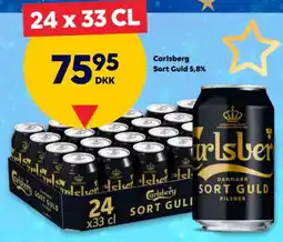 BorderShop Carlsberg Sort Guld tilbud