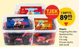 BorderShop Pingvin Pingeling Mix eller Weekend Mix tilbud
