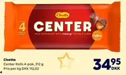 BorderShop Cloetta Center Rolls tilbud