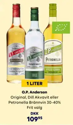 BorderShop O.P. Anderson Original, Dill Akvavit eller Petronella Brännvin tilbud
