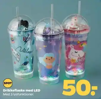 Spot Drikkeflaske med LED