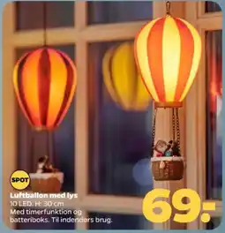 Netto Spot Luftballon med lys tilbud