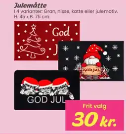 Hi five Julemåtte tilbud