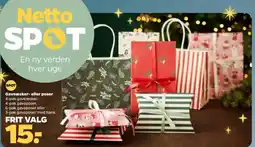 Netto Netto SPOT Gaveæsker- eller poser tilbud
