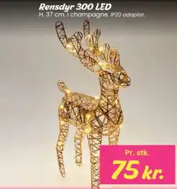 Hi five Rensdyr 300 LED tilbud