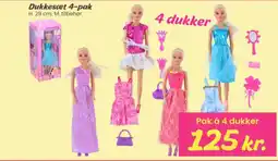 Hi five Dukkesæt 4-pak tilbud