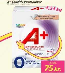Hi five A+ Sensitiv vaskepulver tilbud