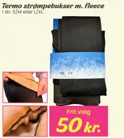 Hi five Termo strømpebukser m. fleece tilbud