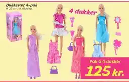 Hi five Dukkesæt 4-pak tilbud