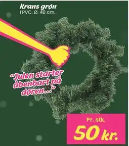 Hi five Krans grøn tilbud
