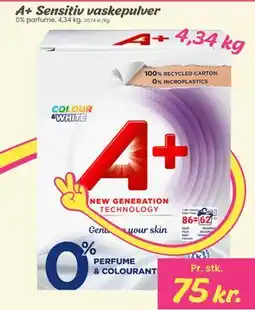 Hi five A+ Sensitiv vaskepulver tilbud