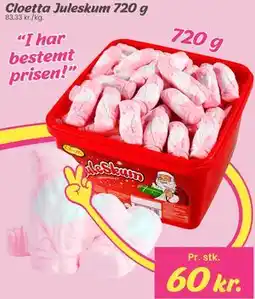 Hi five Cloetta Juleskum 720 g tilbud