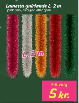 Hi five Lametta guirlande L. 2 m tilbud