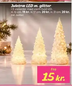 Hi five Juletræ LED m. glitter tilbud