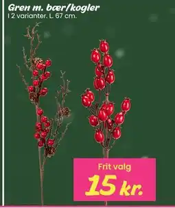 Hi five Gren m. bær/kogler tilbud