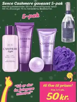 Hi five Sence Cashmere gavesæt 5-pak tilbud