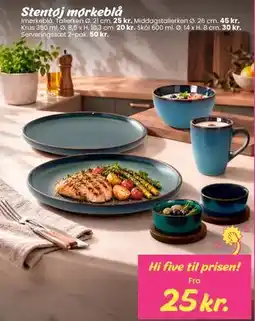 Hi five Stentøj mørkeblå tilbud