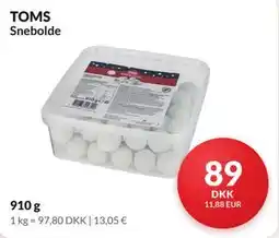 Nielsen's Discount TOMS tilbud