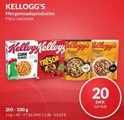 Nielsen's Discount KELLOGG'S tilbud