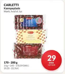 Nielsen's Discount CARLETTI Kæmpeplade tilbud