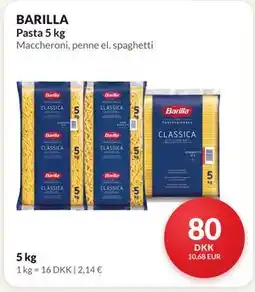Nielsen's Discount BARILLA Pasta 5 kg tilbud
